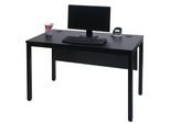 Schreibtisch MCW-E94, Bürotisch Computertisch 120x60cm ~ schwarz