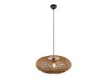 Trio Lighting Hängeleuchte Hedda aus Sisal und Metall