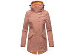 MARIKOO Damen Outdoor Softshell Jacke mit abnehmbarer Kapuze Soulinaa