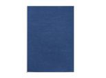 Fellowes Deckblatt, Format A4, für Bindemaschinen, aus Papier in Lederoptik, blau, 100 Stück