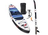 SUP-Board F2 "Open Water ohne Paddel" Wassersportboards Gr. 10,5 320 cm, blau Stand Up Paddle