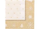 Servietten Papstar "ROYAL Collection", 20 Stück, 1/4-Falz, 250 x 250 mm, gold