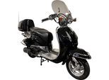 Alpha Motors Motorroller Retro Firenze Limited, 125 ccm, 85 km/h, Euro 5, (Spar-Set), schwarz