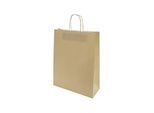 ratioform Papiertragetasche FRESH, sand, LxBxH 320 x 130 x 425 mm, 100 g/m², VE 250 Stk, ab 5 VE