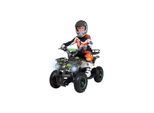 Elektro-Kinderquad Torino, 1000 Watt, Pocket-Quad mit Scheibenbremsen, 24 km/h, 3 x 12-Volt-Batterie (Grün Polo)