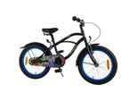 TPFSports Batman Kinderfahrrad - Jungen - 18 Zoll - Rücktritt + Handbremse - Schwarz