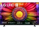 LG 75UR80006LJ LED-Fernseher (189 cm/75 Zoll, 4K Ultra HD, Smart-TV, UHD,α5 Gen6 4K AI-Prozessor,HDR10,AI Sound Pro,Filmmaker Mode), schwarz