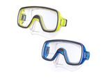 SALVAS Jugend Tauch Maske Geo Schnorchel Taucher Schwimm Brille Beschlag Silikon Farbe: gelb