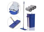 Starlyf® Bodenwischer Set, Wischsystem selbstreinigend, Doppelkammereimer Autoclean Mop + 2 Matten