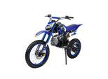 Jugend-Crossbike JC125, Benzin-Jugendmotorrad, 125 ccm, 17/14-Reifen, 4-Takt-Motor, 80 km/h, ab 14 J. (Blau)