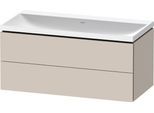 Duravit L-Cube c-shaped Set wandhängend Taupe Matt 1000x480x480 mm - LC6952N91910000 LC6952N91910000