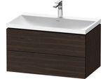 Duravit L-Cube c-shaped Set wandhängend Nussbaum gebürstet Matt 800x480x480 mm - LC6951O69690000 LC6951O69690000