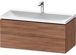 Duravit L-Cube c-shaped Set wandhängend Nussbaum Matt 1000x480x480 mm - LC6952O79790000 LC6952O79790000