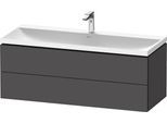 Duravit L-Cube c-shaped Set wandhängend Graphit Matt 1200x480x480 mm - LC6953O49490000 LC6953O49490000