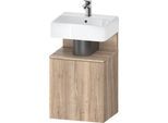 Duravit Qatego Waschtischunterbau wandhängend Eiche Marmoriert Matt 440x350x645 mm - QA4076L55550000 QA4076L55550000