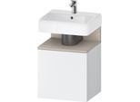 Duravit Qatego Waschtischunterbau wandhängend Weiß Matt 490x420x645 mm - QA4077L91180000 QA4077L91180000