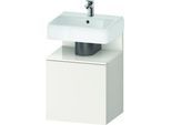 Duravit Qatego Waschtischunterbau wandhängend Weiß Supermatt 490x420x645 mm - QA4077L22840000 QA4077L22840000