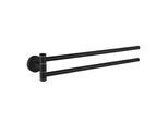 Avenarius Handtuchhalter zweiarmig; Serie 200 black, 2001400040 2001400040