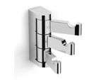 Avenarius Drehhaken, 3-fach, eckig; mit Konsole, Serie Univ., 9001646010 9001646010