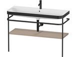 Duravit Happy D.2 Plus c-bonded Set mit Metallkonsole Leinen Matt 1175x490x850 mm - HP4739O75750000 HP4739O75750000