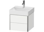 Duravit XSquare Waschtischunterbau wandhängend Nachtblau Seidenmatt 484x460x397 mm - XS416009898 XS416009898
