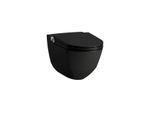Laufen Dusch-Wand-Tiefspül-WC Riva 600x355x405, spülrandlos schwarz glänzend, H8206910200001 H8206910200001