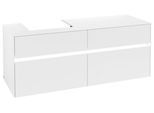 Villeroy & Boch Waschtischunterschrank Collaro C074B0 1400x548x500mm mit Beleuchtung C074B0MS