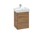 Villeroy & Boch Collaro Waschbeckenunterschrank, 1 Tür, 410 x 546 x 344 mm, Kansas Oak C00500RH