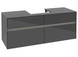 Villeroy & Boch Waschtischunterschrank Collaro C073B0 1400x548x500mm mit Beleuchtung C073B0FP