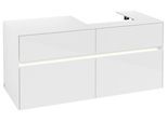 Villeroy & Boch Waschtischunterschrank Collaro C072B0 1200x548x500mm mit Beleuchtung C072B0DH