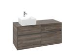 Villeroy & Boch Collaro Waschbeckenunterschrank, 4 Auszüge, 1200 x 548 x 500 mm, Stone Oak C04200RK