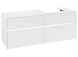 Villeroy & Boch Waschtischunterschrank Collaro C075B0 1400x548x500mm mit Beleuchtung C075B0DH