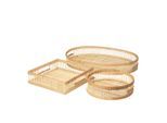 Broste Copenhagen - Taro Rattan-Korb (3er-Set)