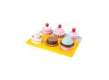 Small Foot - Wooden Play Food Cupcakes and Cake Set 13dlg.