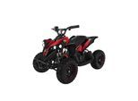 Elektro-Kinderquad Reneblade, Mini-Quad mit 1000 Watt, Federung, Scheibenbremsen, drosselbar, LEDs (Classic, Schwarz/Rot)