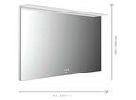 Emco Mi 200+ LED-Lichtspiegel 102150006000300 1500 x 600 mm, mit Acryl-Lichtsegel
