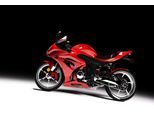 Papermoon Fototapete »Rotes Sportmotorrad«