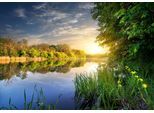 Papermoon Fototapete »River at the Sunset«