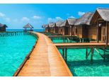 Papermoon Fototapete »Water Bungalows«