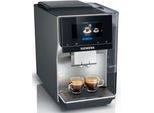 SIEMENS Kaffeevollautomat EQ.700 Inox silber metallic TP705D47, Full-Touch-Display, bis 10 Profile speicherbar, Milchsystem-Reinigung, schwarz|silberfarben