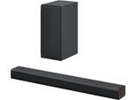 LG DS40Q 2.1 Soundbar (Bluetooth, 300 W, AI Sound Pro,Hi Res Audio,TV Soundmode Share,kabelloser Subwoofer), schwarz