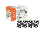 Peach L802 H Spar Pack Toner XL (bk, c/m/y) ersetzt Lexmark No. 802H, 80C2Hx0 für z.B. Lexmark CX 410 de, Lexmark CX 410 dte, Lexmark CX 410 e (wiederaufbereitet)
