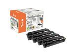 Peach HP 054 H 4 Toner XL (bk, c/m/y) ersetzt Canon CRG-054H, 3028C002, 3027C002, 3026C002, 3025C002 für z.B. Canon iSENSYS LBP -620 (wiederaufbereitet)