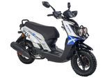 GT UNION Motorroller PX 55 Cross-Concept, 50 ccm, 45 km/h, Euro 5, blau|schwarz|weiß