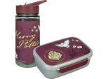 Scooli Lunchbox Harry Potter, Kunststoff, (Set, 2-tlg), Brotzeitdose & Trinkflasche, schwarz