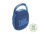 JBL Clip 4 ECO Bluetooth-Lautsprecher (Bluetooth, 5 W), blau