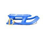Kinderschlitten Rennrodel Bob Arrow mit Metallkufen blau