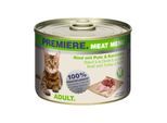 PREMIERE Meat Menu Adult Rind mit Pute & Kaninchen 24x200 g