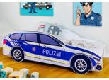 Kids Collective Autobett Kinderbett Jugendbett Polizei 70x140