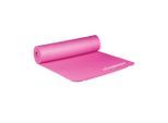 relaxdays Yogamatte Yogamatte 1 cm dick einfarbig, Pink, rosa
